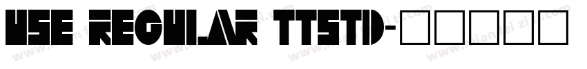 Use Regular ttstd字体转换